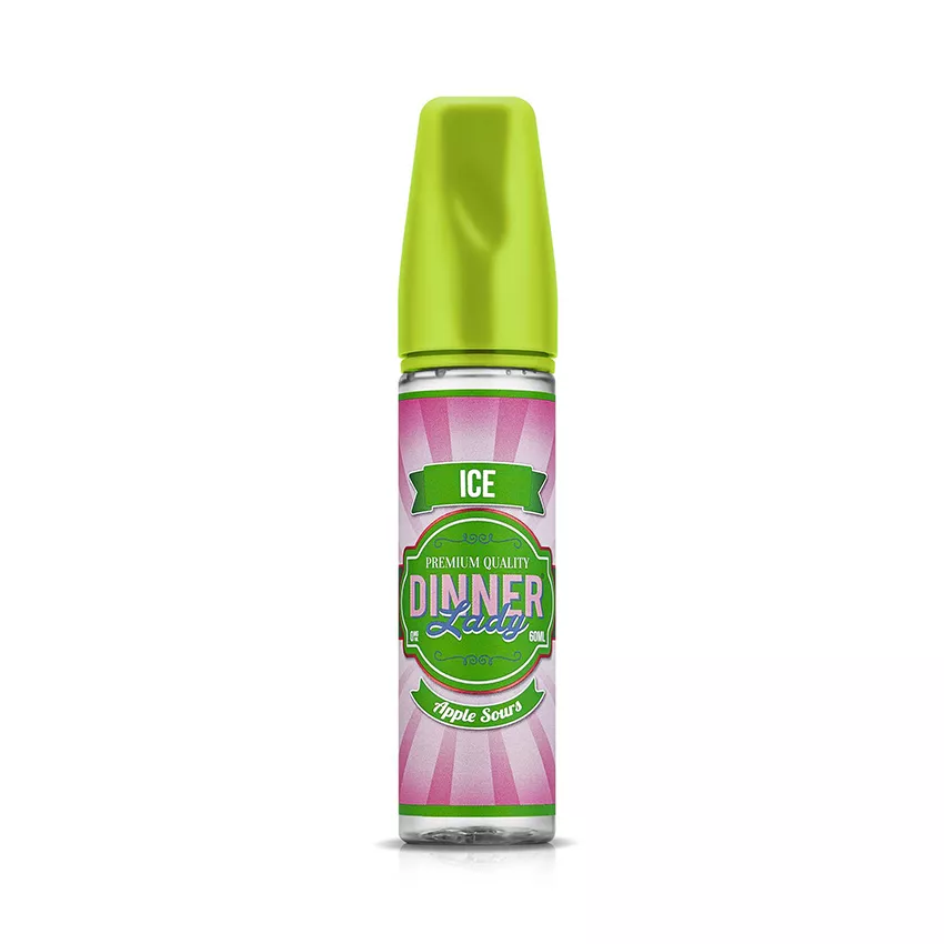 60ml Dinner Lady Ice Apple Sours With Ice E-Liquid 6.92