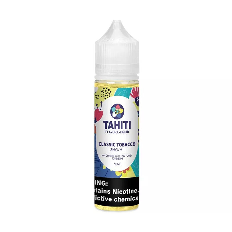 60ml Tahiti Classic Tobacco E-Liquid 7.62