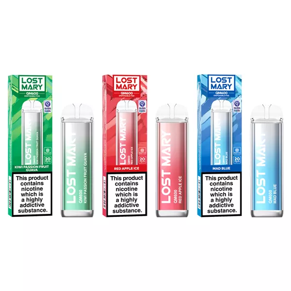 Buy 20mg ELF Bar Lost Mary QM600 Disposable Vape Device 600 Puffs for the  best price in India