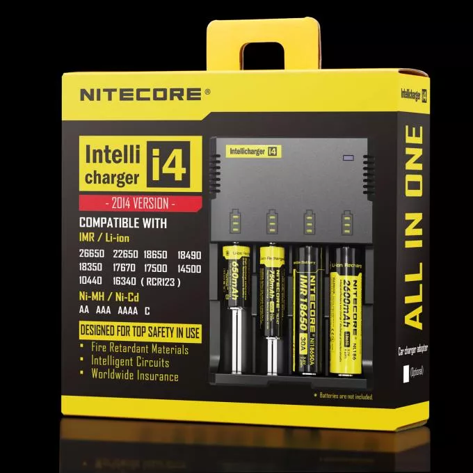 Nitecore New i4 intelligent charger with 4 Channel 18.92