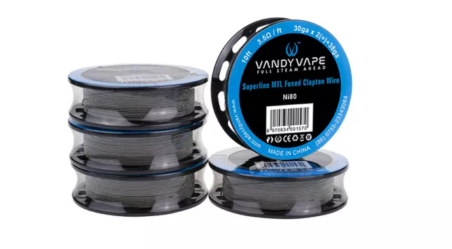 Vandyvape Superfine MTL Fused Clapton Wire 5.01