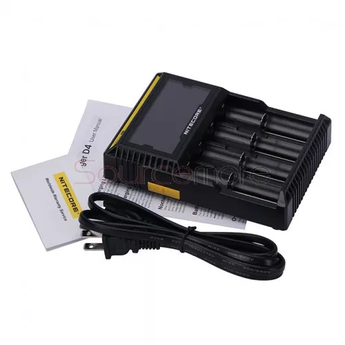Nitecore D4 Digicharger with 4 Channels for Li-ion Battery - US Plug 28.23