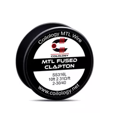 10ft Coilology MTL Fused Clapton Wire - SS316L 4.64