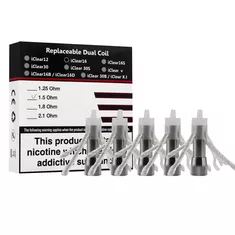 Innokin Replacement Coil Heads For Dual Coil IClear 16 & IClear 16 V2 Changeable Clearomizer (CE5) (5pcs/pack) 4.313