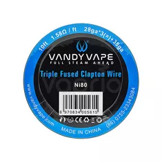 Vandy Vape Triple Fused Clapton Wire 5.092