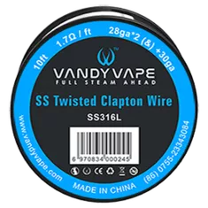 Vandy Vape Twisted Clapton Wire SS 316L 28ga*2(&)+30ga 4.1895