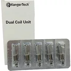 5PCS Kanger Replacement New Dual Coil -1.2ohm 5.4245