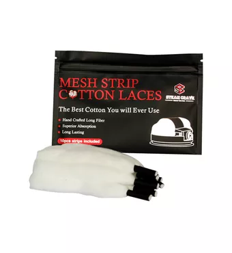 Steam Crave Mesh Strip Cotton Laces For Aromamizer Plus V2 RDTA (10pcs/pack)