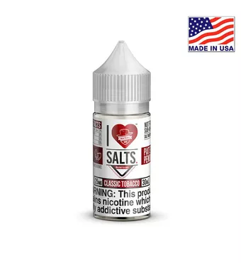 30ml Mad Hatter I Love Salts Classic Tobacco E-liquid