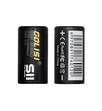 2pcs Golisi S11 IMR 18350 1100mAh 20A Li-ion Rechargeable Battery