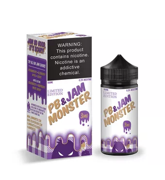 100ml PB&Jam Monster Grape E-liquid