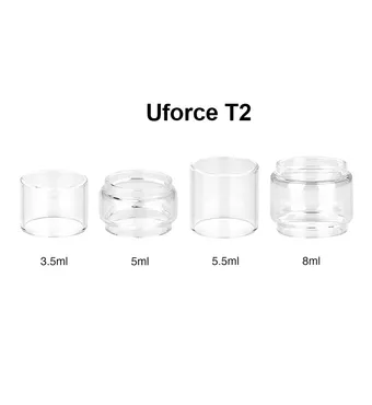 1pcs Universal Glass Tube For VOOPOO Uforce T2 Tank Atomizer