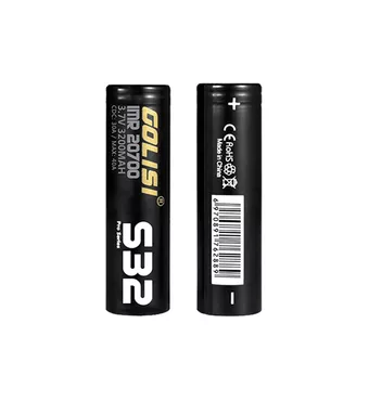 2pcs Golisi S32 IMR 20700 3200mAh 40A Li-ion Rechargeable Battery