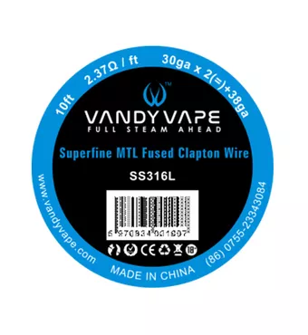 Superfine MTL Fused Clapton Wire 3m