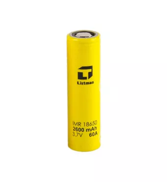 Listman IMR 18650 2600mAh Battery