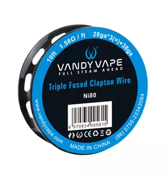 Vandy Vape Triple Fused Clapton Wire NI80 Coil