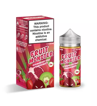 100ml Jam Monster Fruit Monster Strawberry Kiwi Pomegranate E-liquid