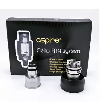 Aspire Cleito RTA System Tempestuous Airflow Pre-installed Clapton Coil
