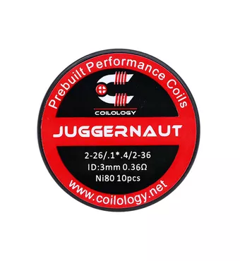 10pcs Coilology Juggernaut Prebuilt Coil (26ga+36ga)*2+38ga*26ga