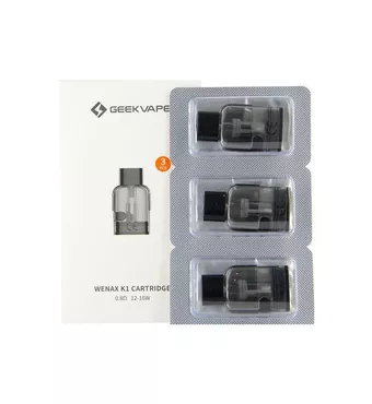 Geekvape Wenax K1 Pod Cartridge For Wenax K1 SE / Wenax K1 Kit / Wenax K2 Kit (3pcs/pack)