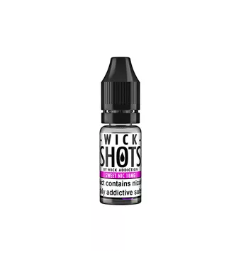 18mg Wick Addiction Wick Shot 10ml Sweet Nic Shot (70VG-30PG)