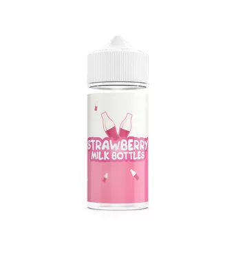 Strawberry Milk Bottles 100ml Shortfill 0mg (70VG-30PG)