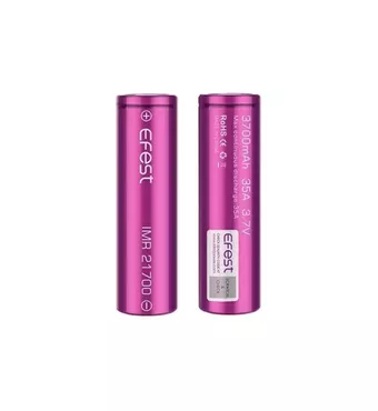 Efest IMR 21700 3700mAh 35A Flat Top Li Ion Battery