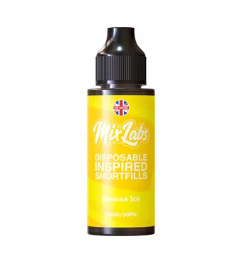 Mix Labs - 100ml Shortfill - Banana Ice