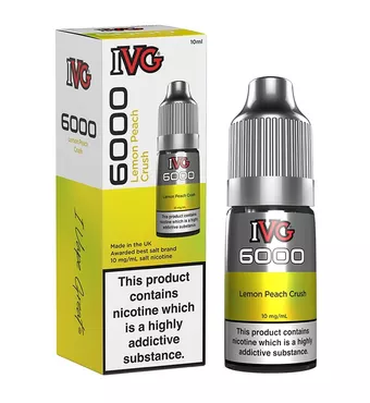 IVG 6000 - Nic Salt - Lemon Peach Crush