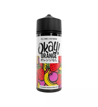 Okay! Orange - 100ml - Strawberry Banana Bubblegum