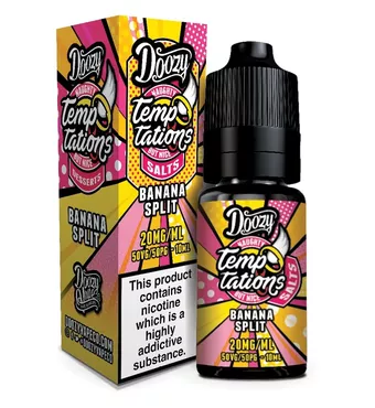 Doozy Vape - Temptations Salts - Banana Split