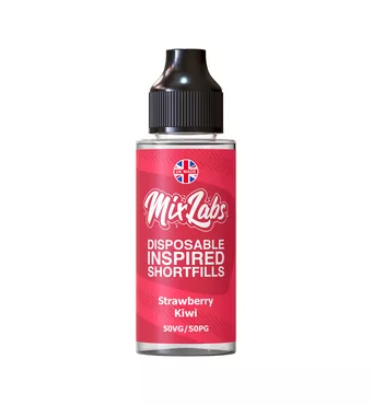 Mix Labs - 100ml Shortfill - Strawberry Kiwi