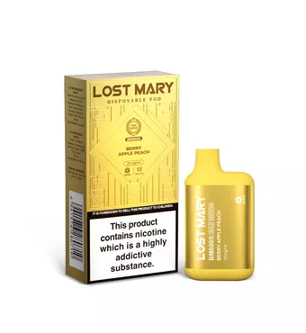 Lost Mary BM600S Gold Edition Disposable Pod - Berry Apple Peach