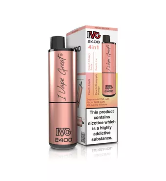 IVG 2400 Disposable Pod - Peach Edition