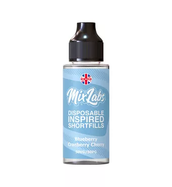 Mix Labs - 100ml Shortfill - Blueberry Cranberry Cherry