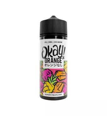 Okay! Orange - 100ml - Raspberry Pineapple Chew