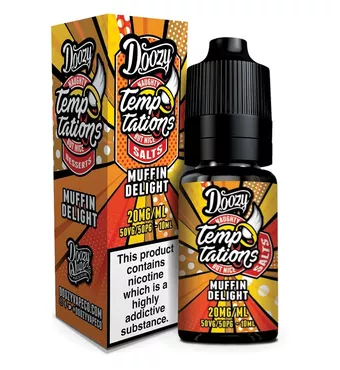 Doozy Vape - Temptations Salts - Muffin Delight