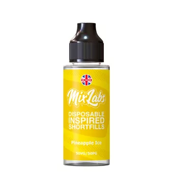 Mix Labs - 100ml Shortfill - Pineapple Ice