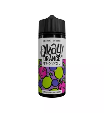 Okay! Orange - 100ml - Grape Raspberry Blackcurrant