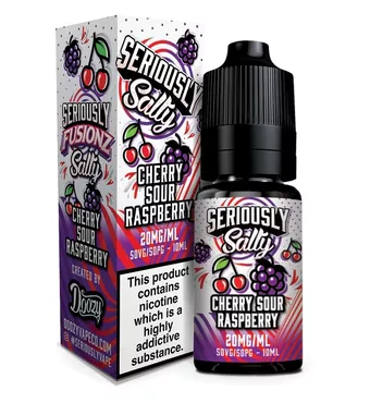 Doozy Vape - Seriously Salty Fuisionz - Cherry Sour Raspberry