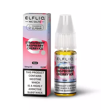 Elf Bar ELFLIQ - Nic Salt - Strawberry Raspberry Cherry Ice