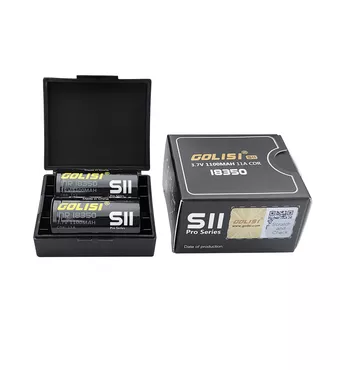 2pcs Golisi S11 INR 18350 1100mAh 20A Li-ion Rechargeable Battery