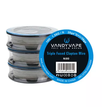 Vandy Vape Triple Fused Claption Wire - 10ft
