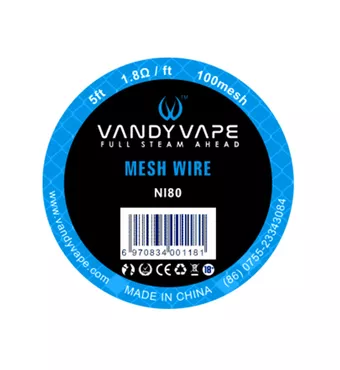 Vandy Vape Mesh Wire Ni80 100mesh