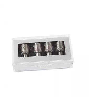 Uwell Crown Replacement Coil for Uwell Crown Tank 4pcs Packing 316L Stainless Steel Dual Coil Head-0.25ohm