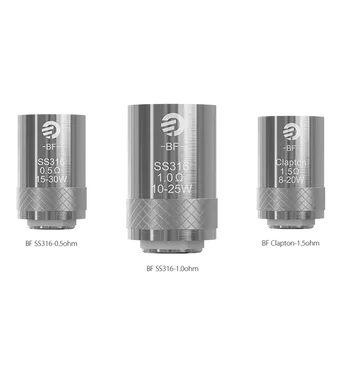 Joyetech Bottom Feeding Replacement Coil Head BF Clapton Mouth Inhale Coil for CUBIS Atomizer 5pcs-1.5ohm 8.09