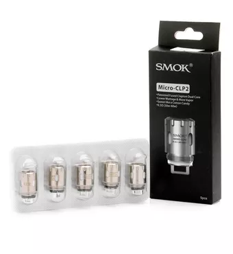 SMOK Sub-ohm Edition Replacement Coil Micro CLP2 Core for TFV4 Series Tanks Patented Clapton Dual Core 5pcs-0.6ohm