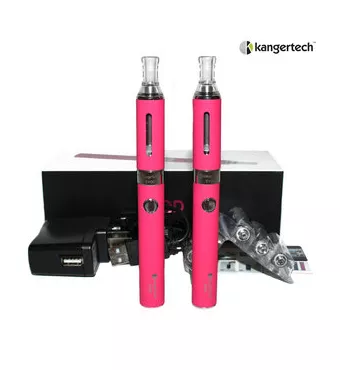 Kanger Evod 2 Starter Kit Pink US Plug - Rose Red