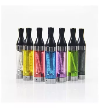 5pcs Kanger T2 Clearomizer 2.4ml eGo Thread Replaceable Coil Head-Blue